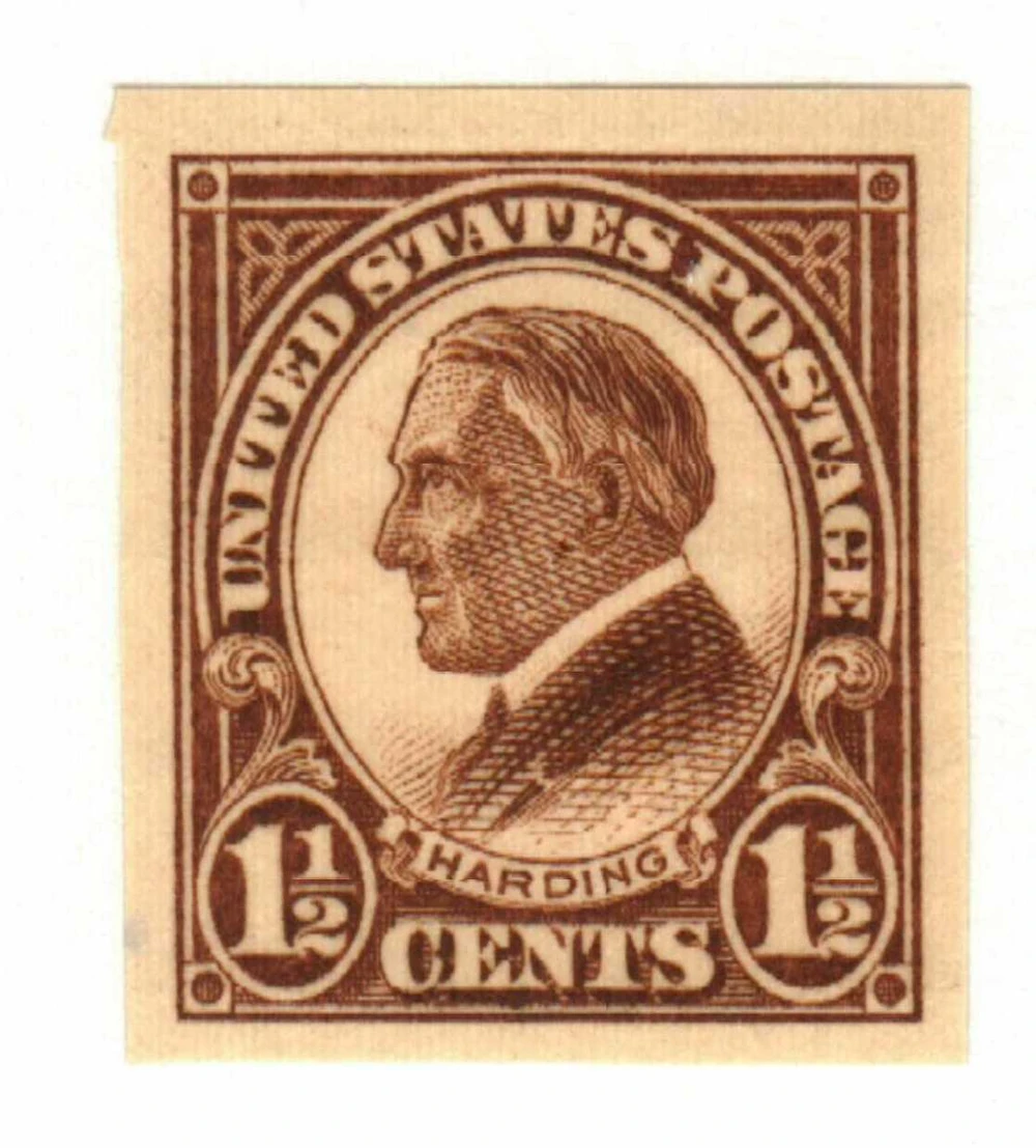 631 - 1926 1-1/2c Warren G. Harding, Imperf. - Mystic Stamp Company