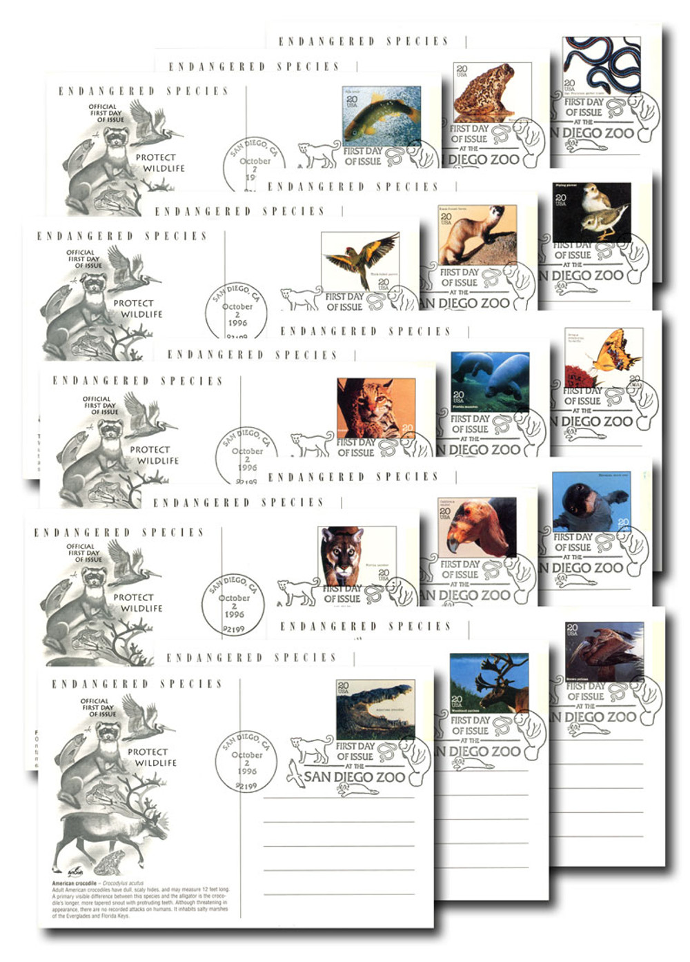 1037358 -- Classic First Day Cover Set -- First Day Cover