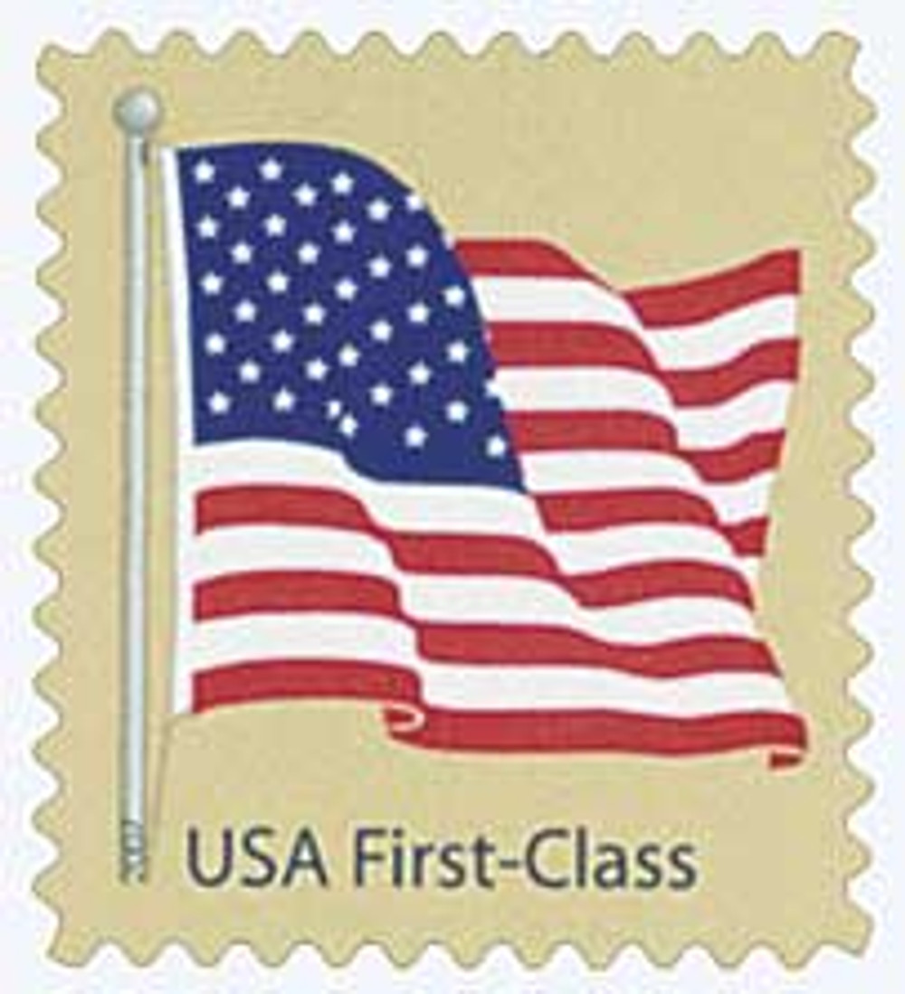 BRUNT 旗 FIRST TIME 4130 - 2007 41c American Flag, 11 1/4 x 10 3/4 perf, from