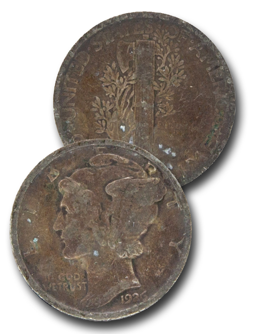 CD-926D - 1926-D Mercury Dime - Mystic Stamp Company