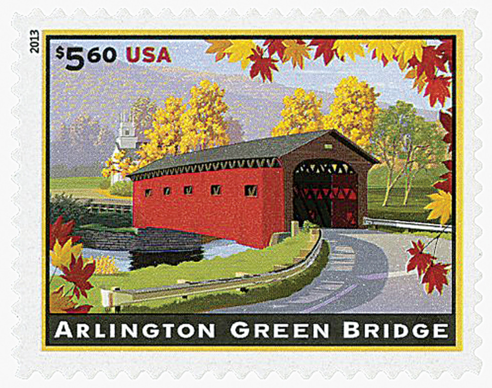 4738 - 2013 $5.60 Arlington Green Bridge - Mystic Stamp Company