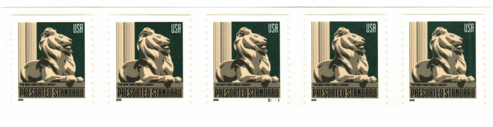 325979 -- Mint Plate Number Coil of 5 -- Mint Stamp(s)