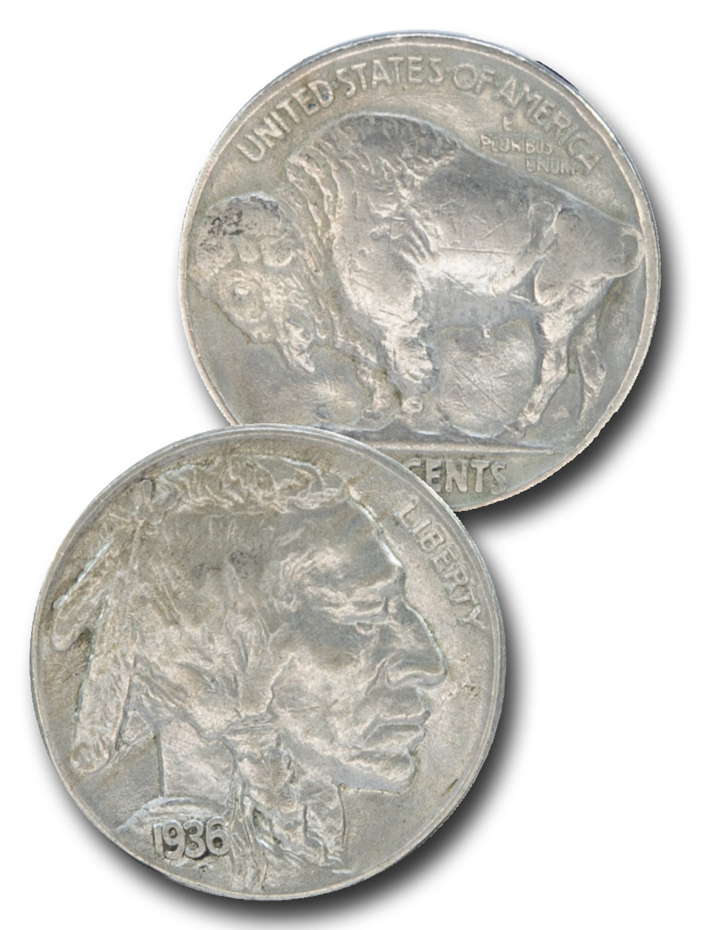 CN-936S - 1936-S Buffalo Nickel - Mystic Stamp Company