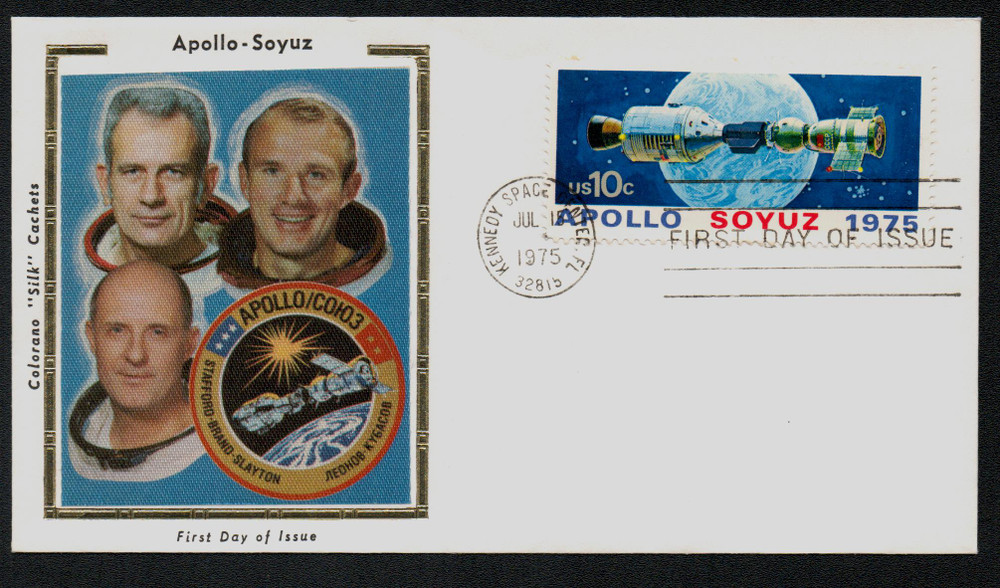 1569 - 1975 10c Apollo-Soyuz Space Mission: After Link-up - Mystic