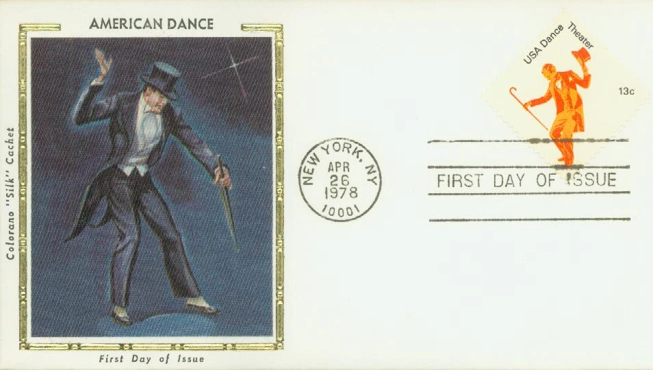 1750 - 1978 13c American Dance: Theater - Mystic Stamp Company