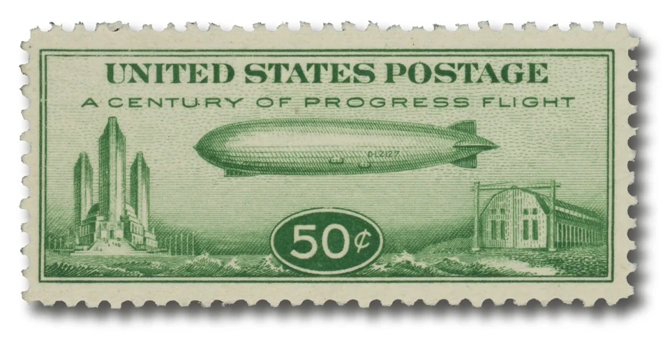 C18 - 1933 50c Century of Progress Issue - Mystic Stamp Company