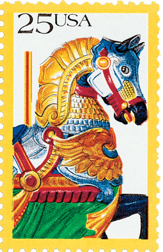 2391 - 1988 25c Carousel Animals: Horse - Mystic Stamp Company