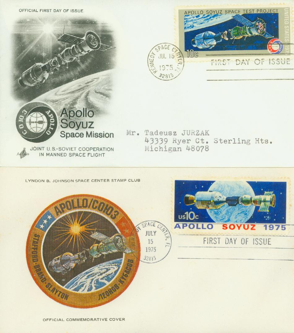 1569-70 - 1975 10c Apollo-Soyuz Space Mission - Mystic Stamp Company