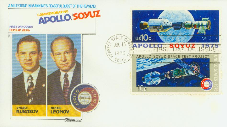 1569-70 - 1975 10c Apollo-Soyuz Space Mission - Mystic Stamp Company