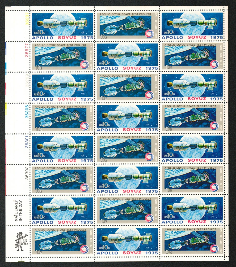 1569-70 - 1975 10c Apollo-Soyuz Space Mission - Mystic Stamp Company