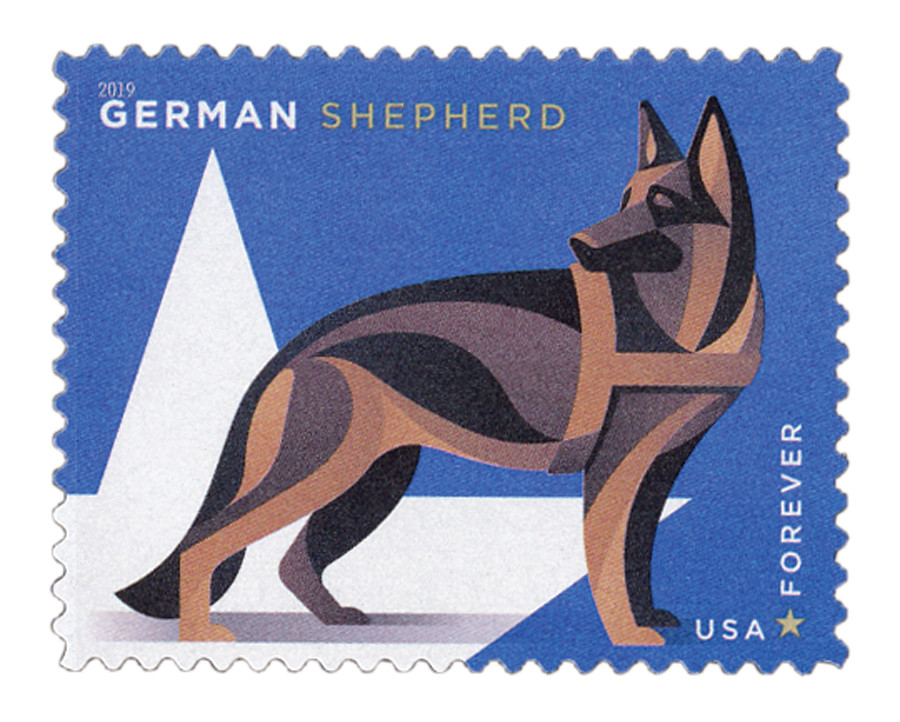 5405 - 2019 First-Class Forever Stamp - Military Working Dogs