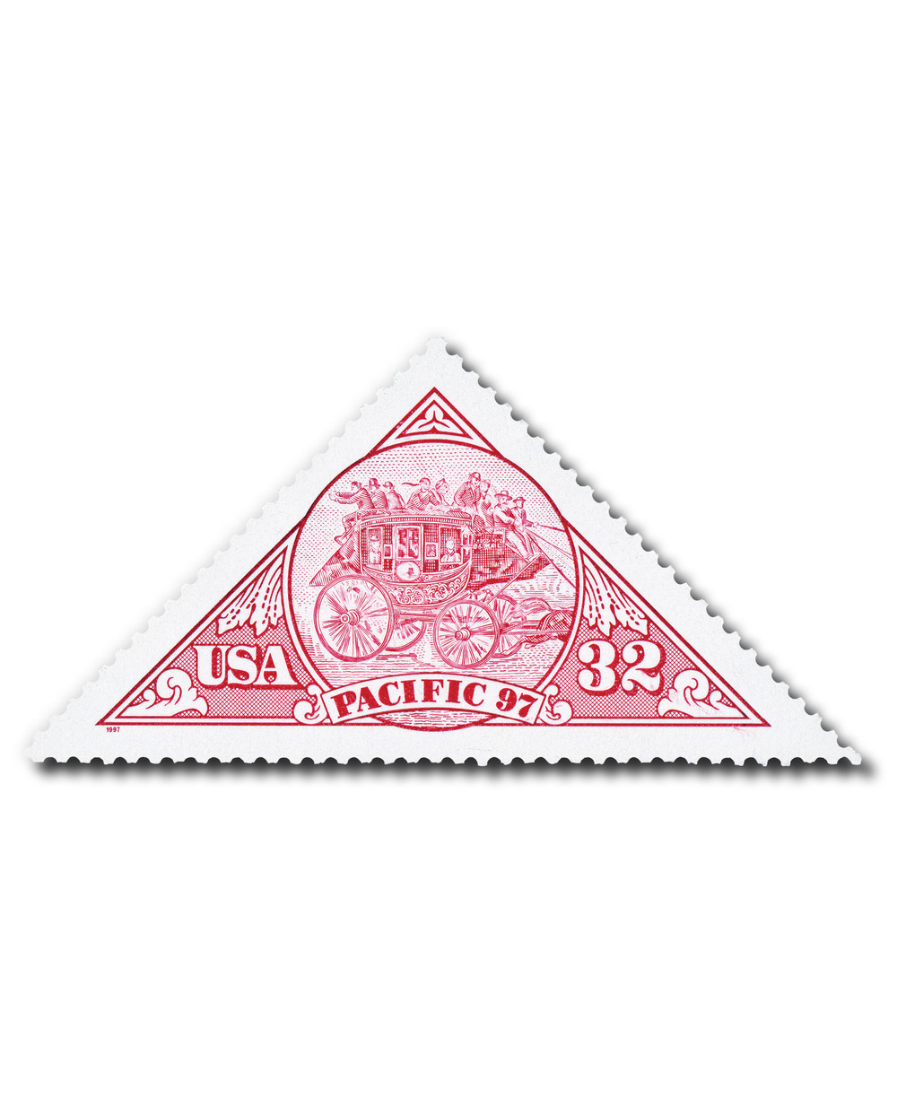 3131 - 1997 32c Pacific '97: Stagecoach - Mystic Stamp Company