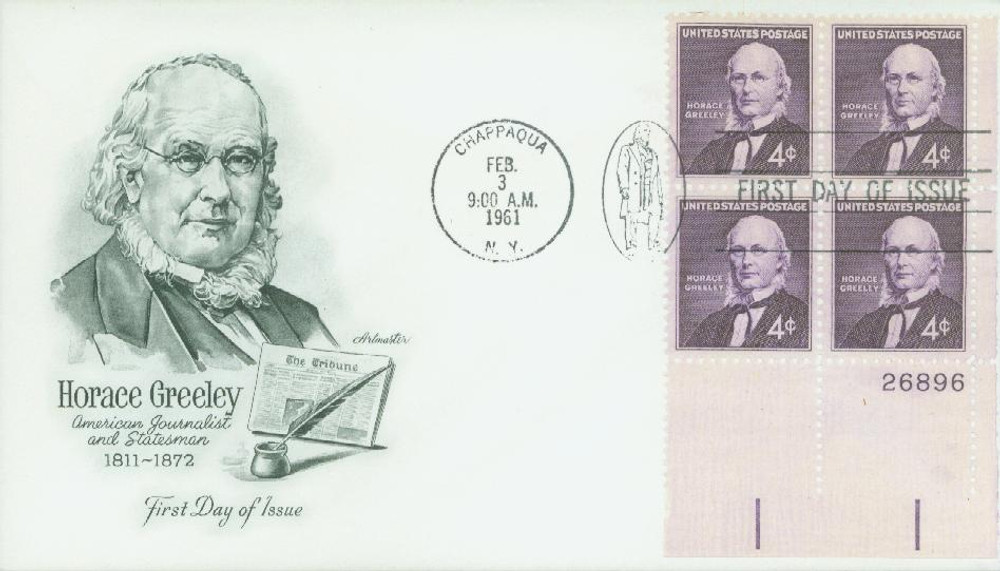 301589 -- First Day Cover Plate Block -- First Day Cover