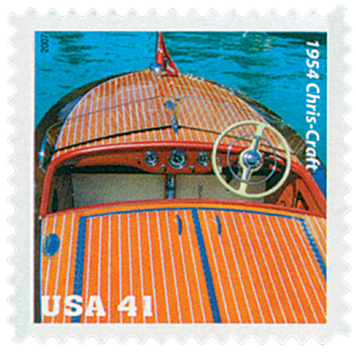 4161 - 2007 41c Vintage Mahogany Speedboats: 1954 Chris-Craft