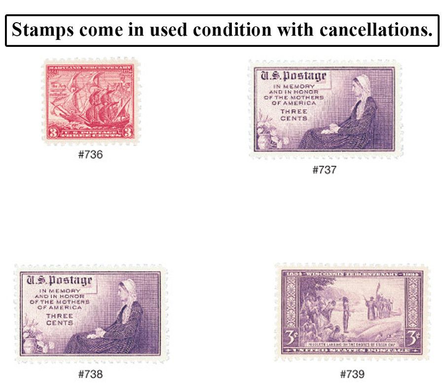 YS1934 - 1934 Commemorative Stamp Year Set - Mystic Stamp Company