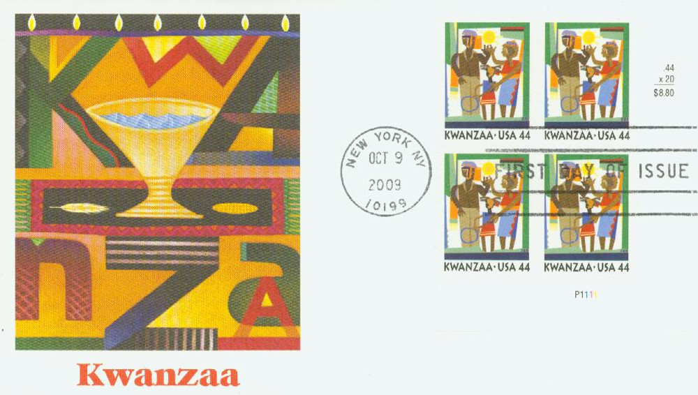 334623 -- Fleetwood First Day Cover (Plate Block) -- First Day Cover