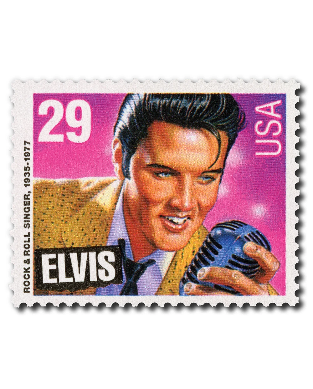 2721 - 1993 29c Legends of American Music: Elvis Presley - Mystic 2721 - 1993 29c Legends of American Music: Elvis Presley - Mystic