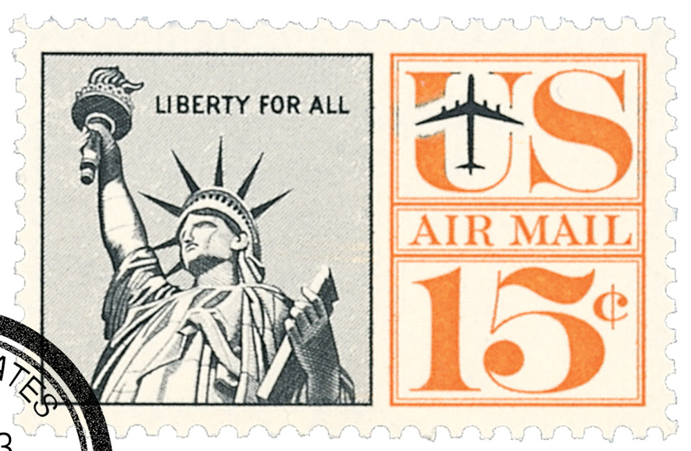 コレクション Limited rare stamps 15 stamps C63 - 1961 15c Statue of Liberty - Mystic Stamp Company