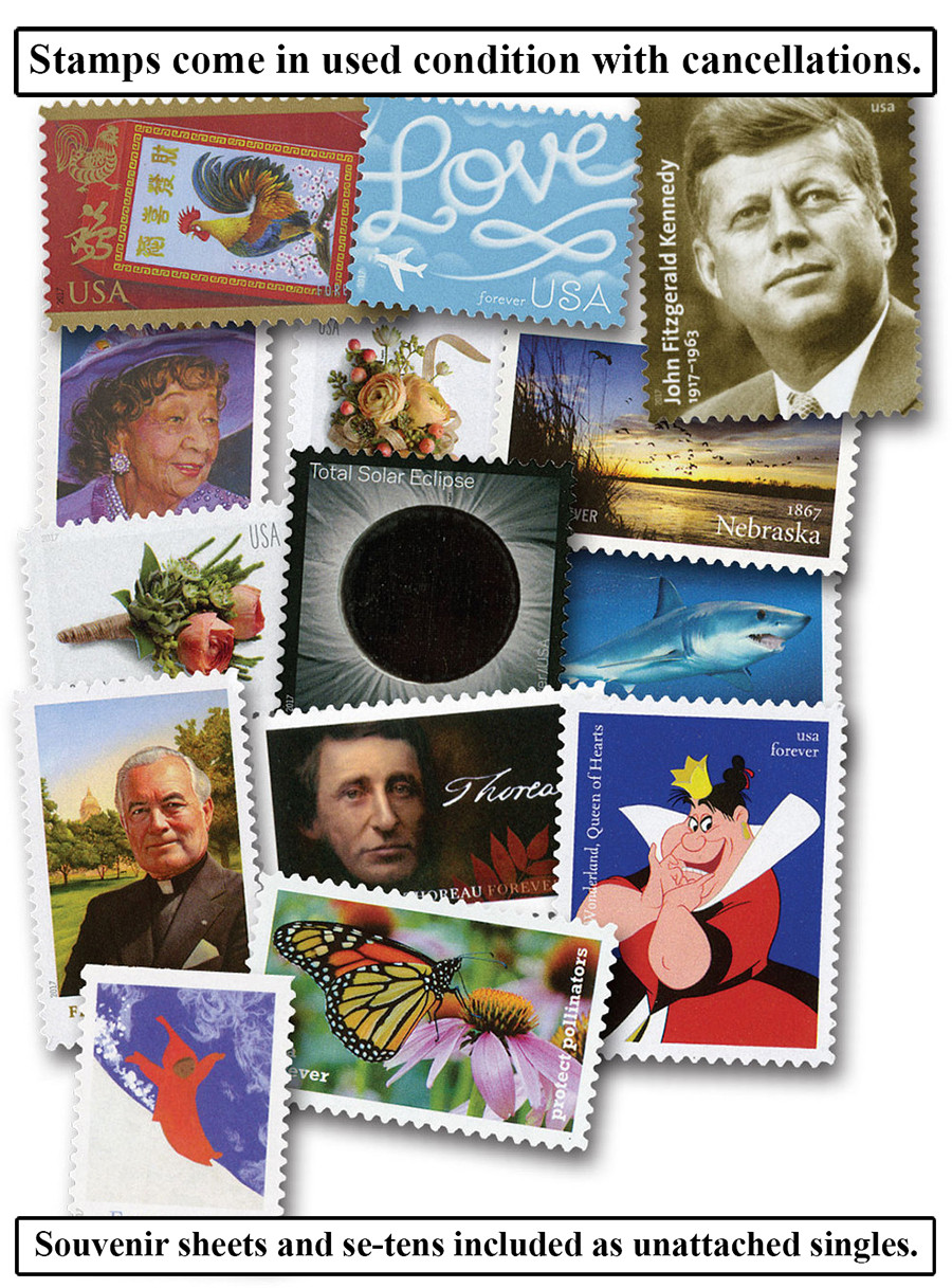 YS2017 - 2017 Commemorative Stamp Year Set - Mystic Stamp Company