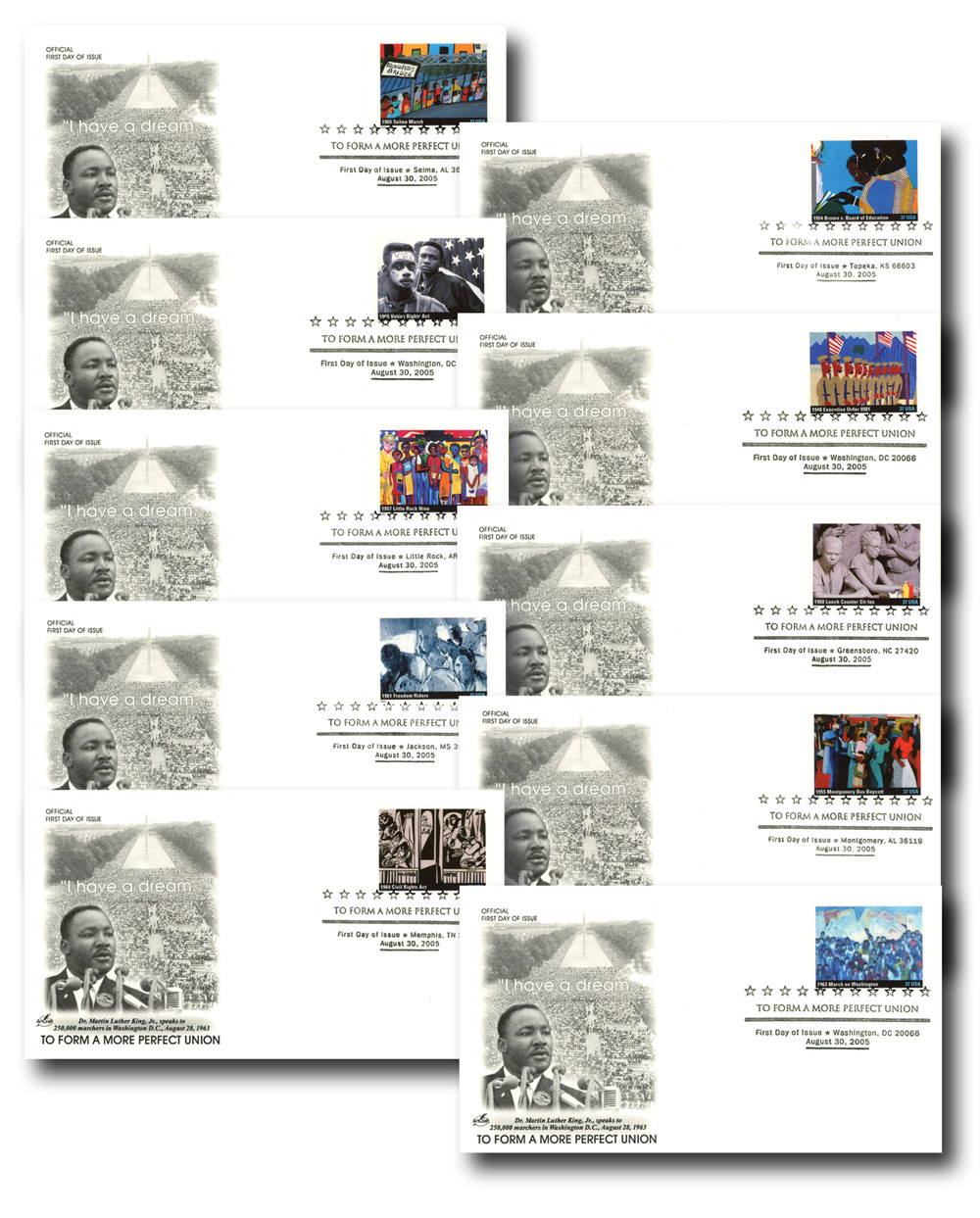 330772 -- Classic First Day Cover Set -- First Day Cover
