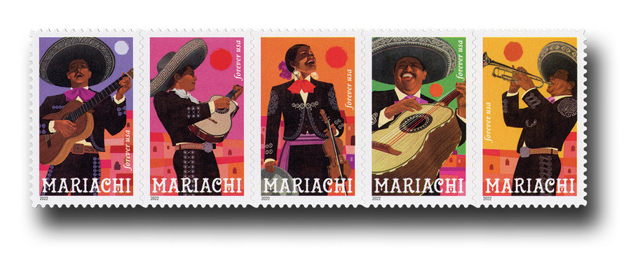 5703-07 - 2022 First-Class Forever Stamps - Mariachi - Mystic