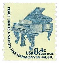 1615C - 1978 8.4c Americana Series: Grand Piano - Mystic Stamp Company