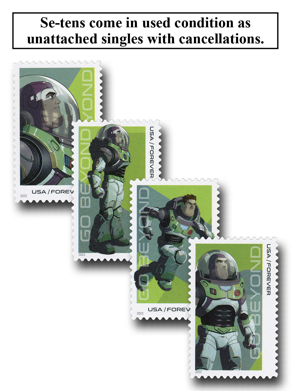 5709-12 - 2022 First-Class Forever Stamps - Go Beyond: Buzz