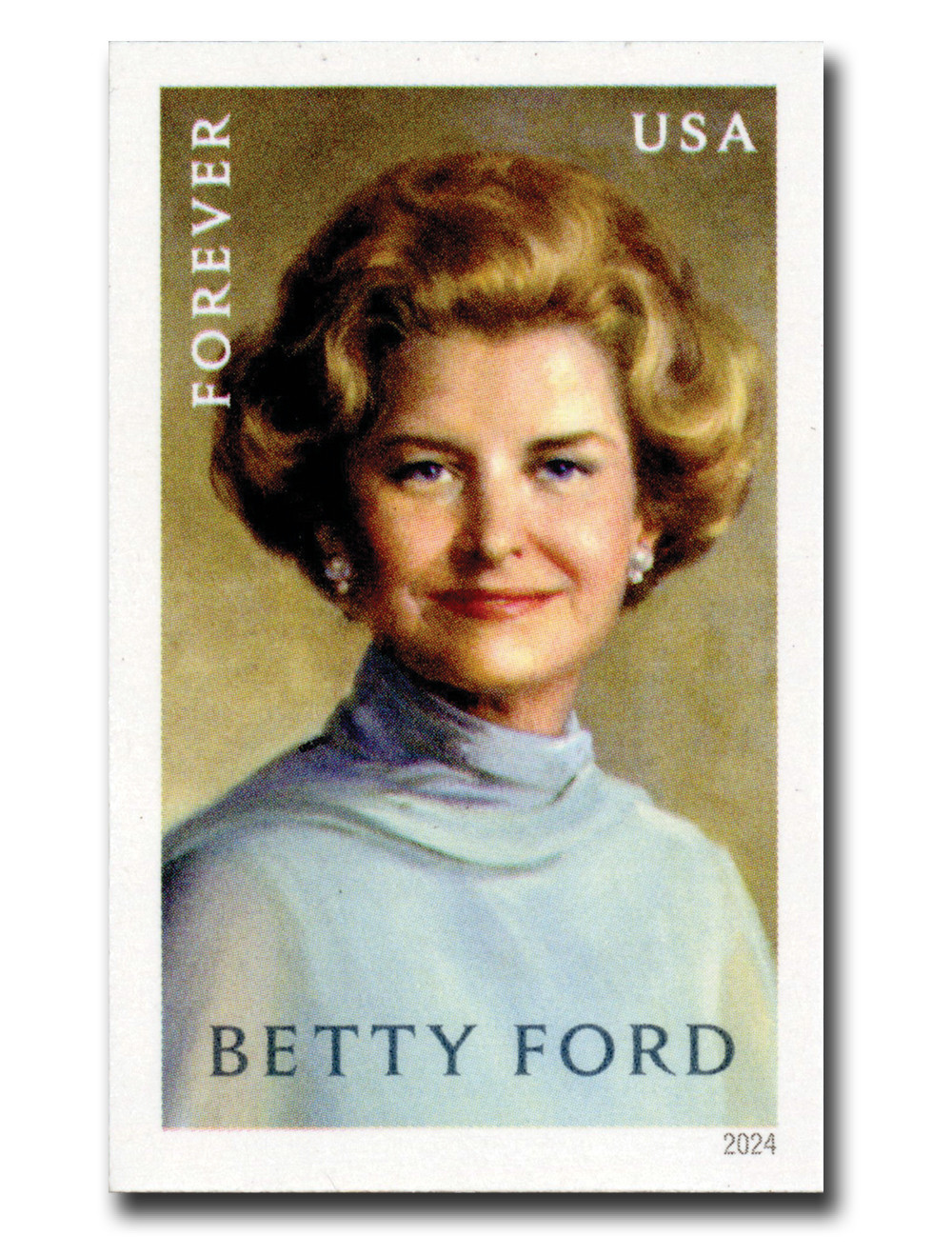 5852a - 2024 First-Class Forever Stamp - Imperforate Betty Ford