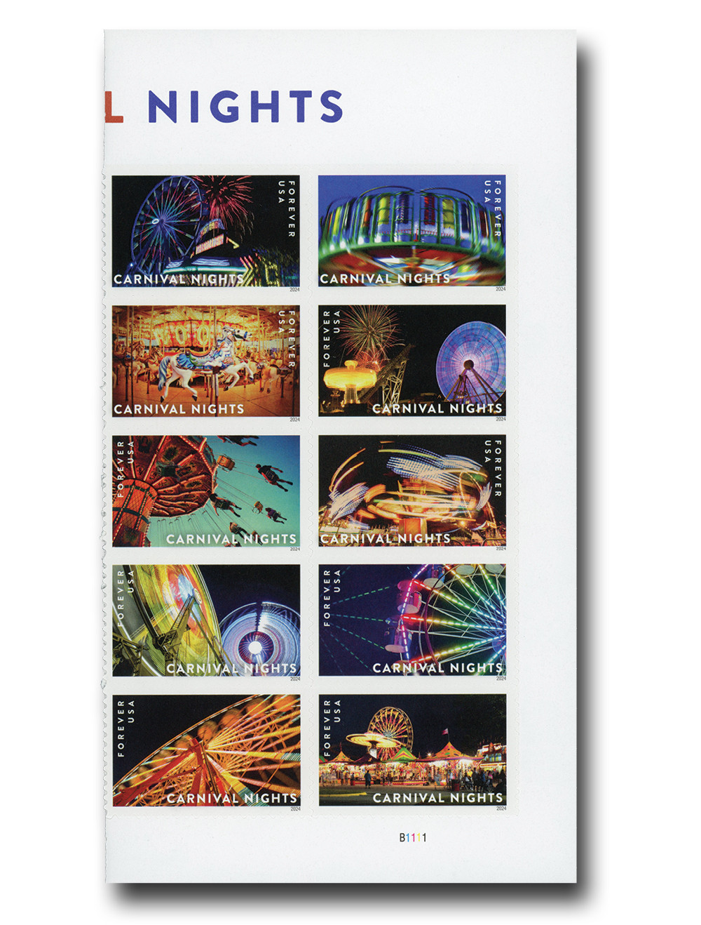 5855-64 - 2024 First-Class Forever Stamps - Carnival Nights