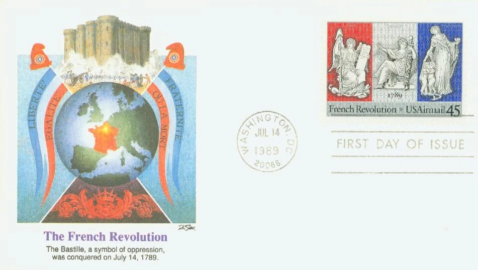 Prophila USA Briefmarke 2044 – Französische Revolution 1989, Postfrisch MNH Für Sammler
