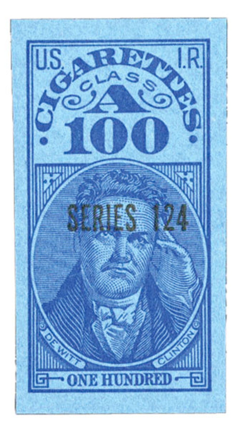 洋書 POST August 1964 TA397b - 1954, 100 Cigarette Tax Revenue Stamps - Class A