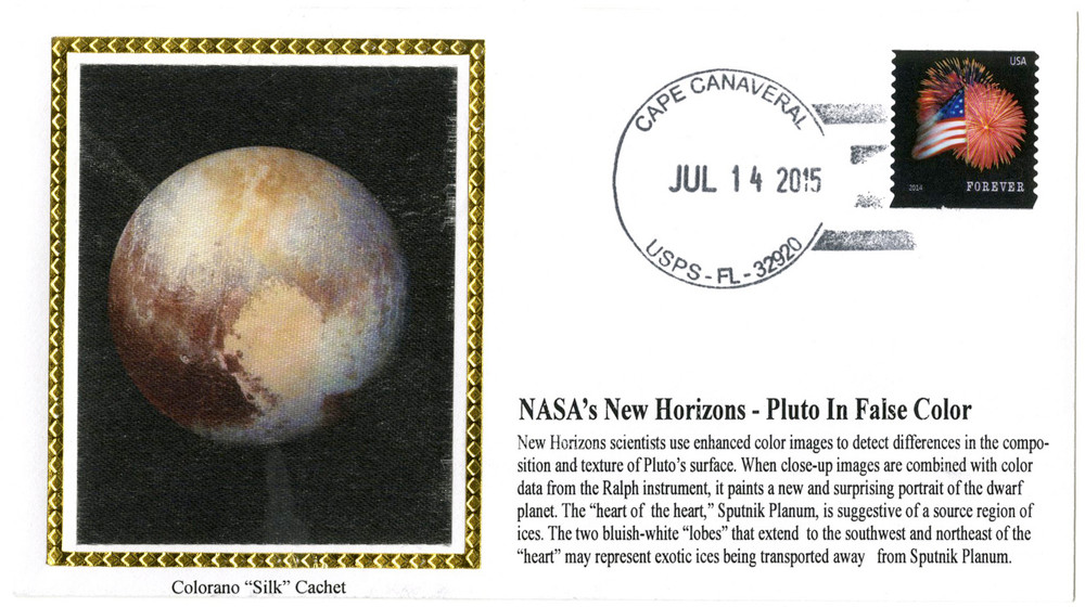 PLUTONIUM IMAGINATION　139 SPC1569 - NASA's New Horizons - Pluto in False Color - Mystic