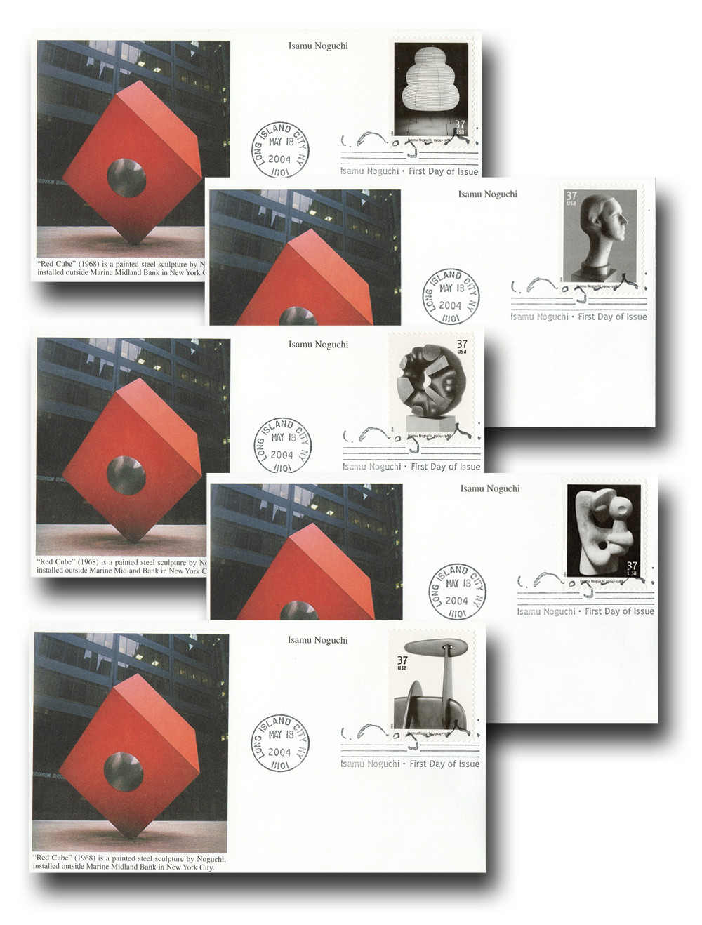 3857-61 - 2004 37c Isamu Noguchi - Mystic Stamp Company