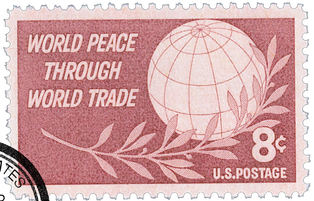 1129 - 1959 8c World Peace through World Trade - Mystic Stamp Company