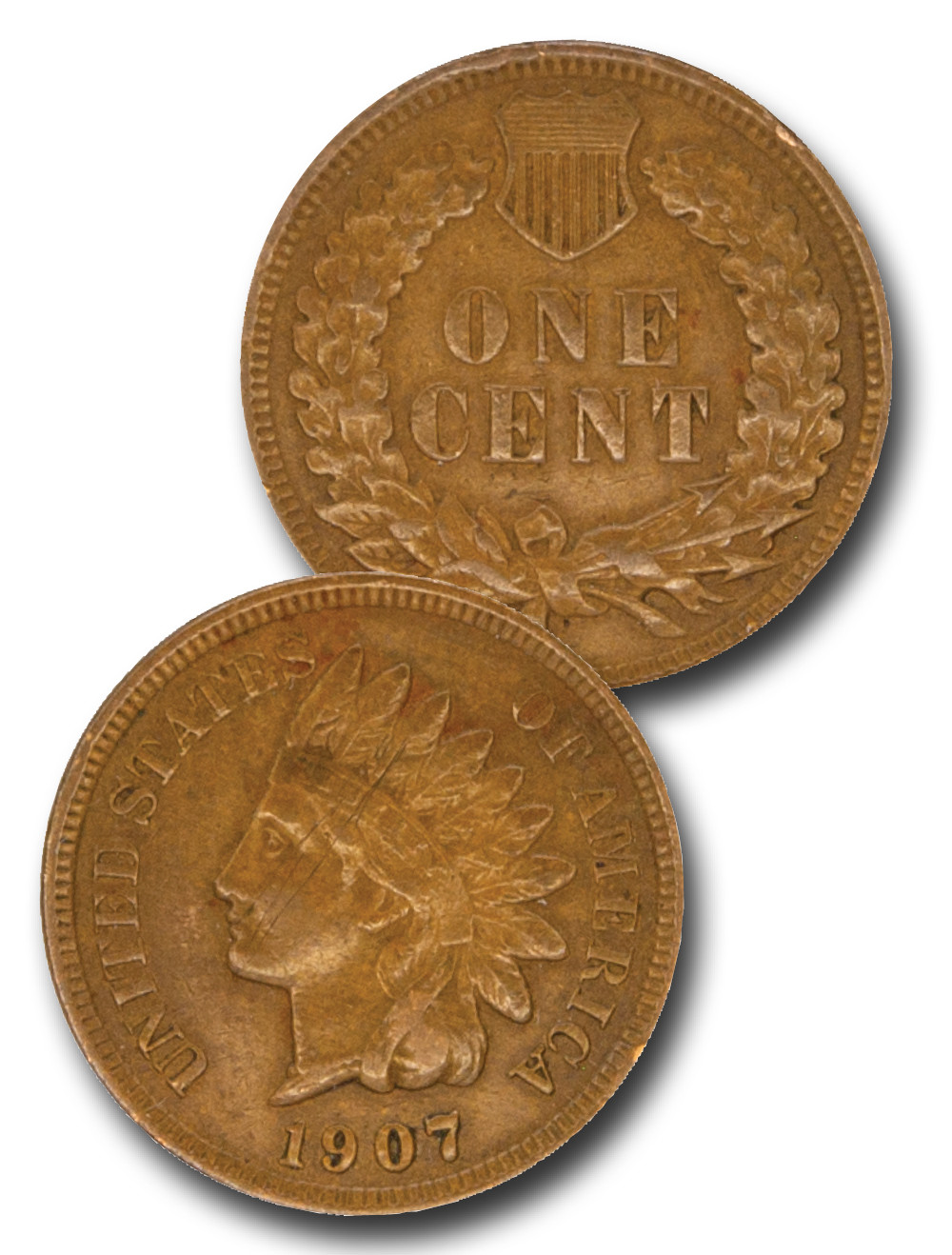 CP-907 - 1907 Indian Head Penny - Mystic Stamp Company