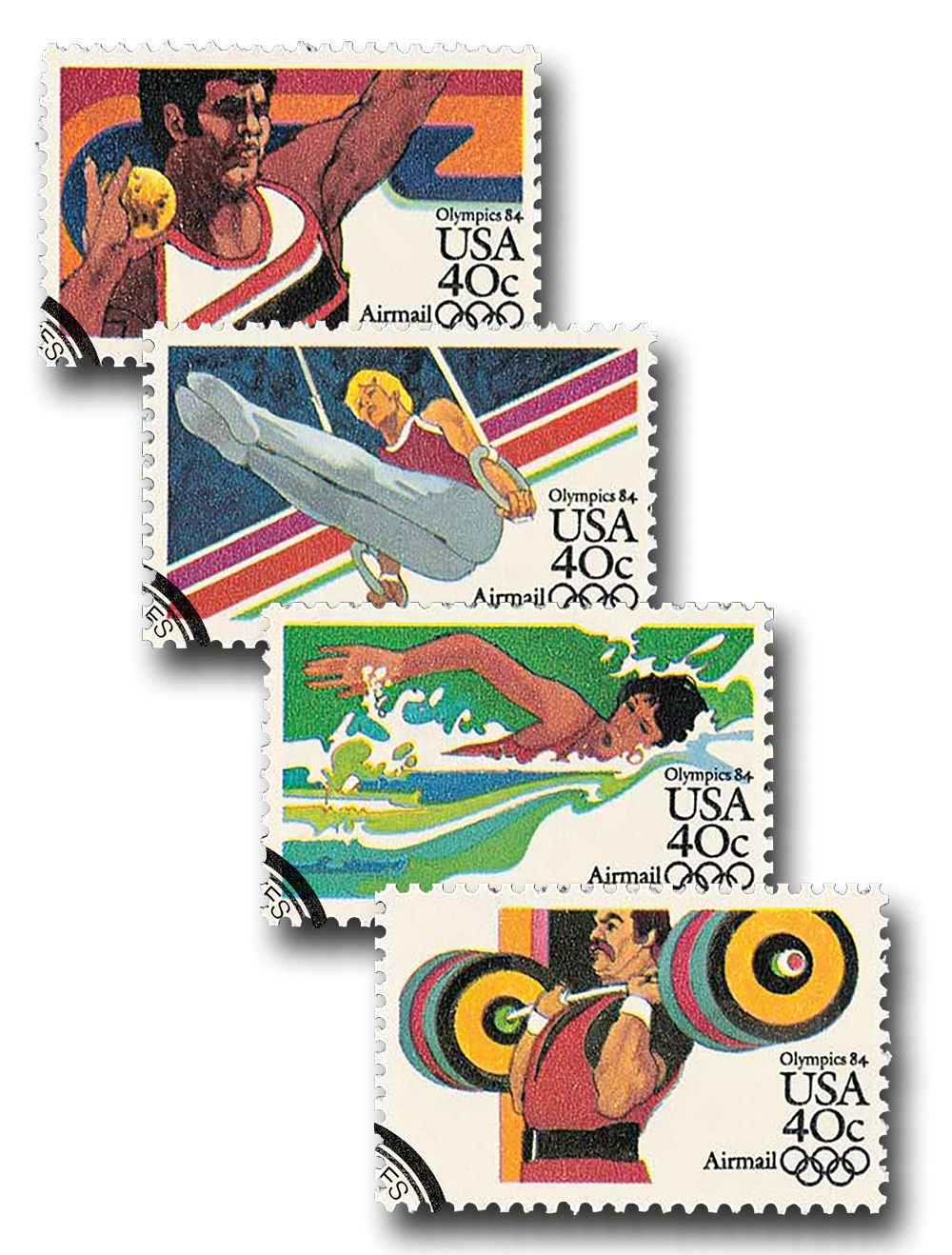 C109-12 - 1983 35c 23rd Summer Olympics '84 - Mystic Stamp Company