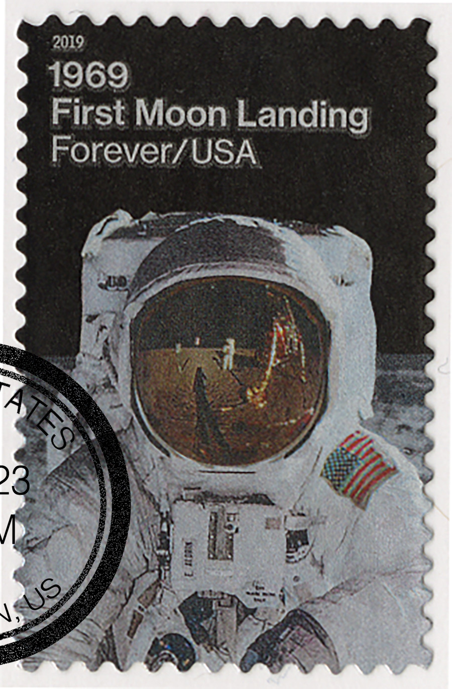 5399 - 2019 First-Class Forever Stamp - First Moon Landing: Buzz