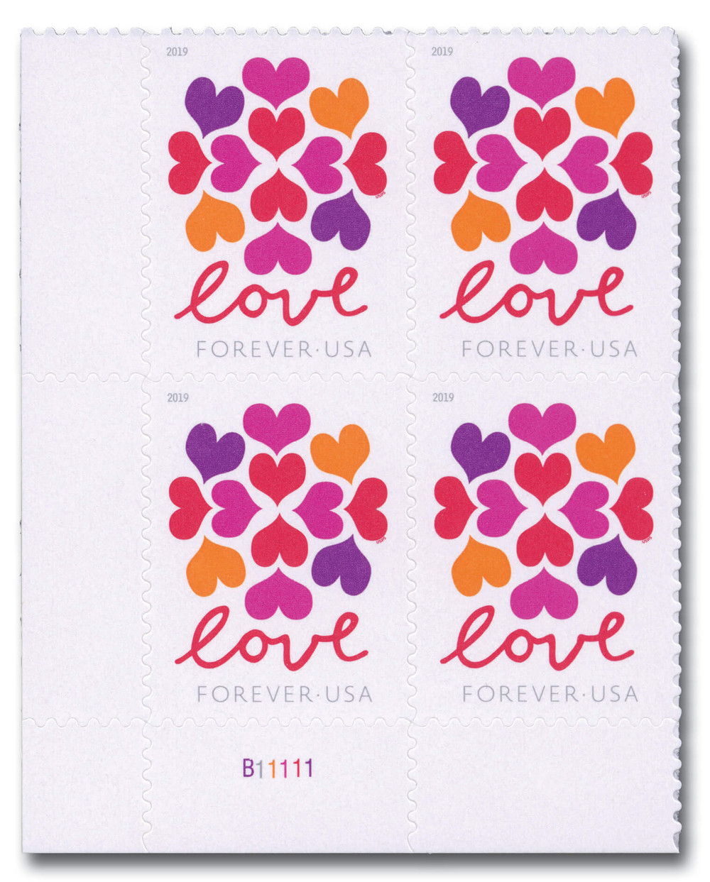 5339 - 2019 First-Class Forever Stamp - Love Series: Heart