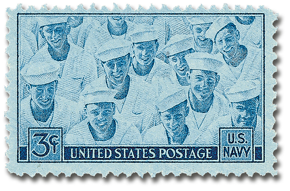 935 - 1945 3c US Armed Forces: Navy - Mystic Stamp Company