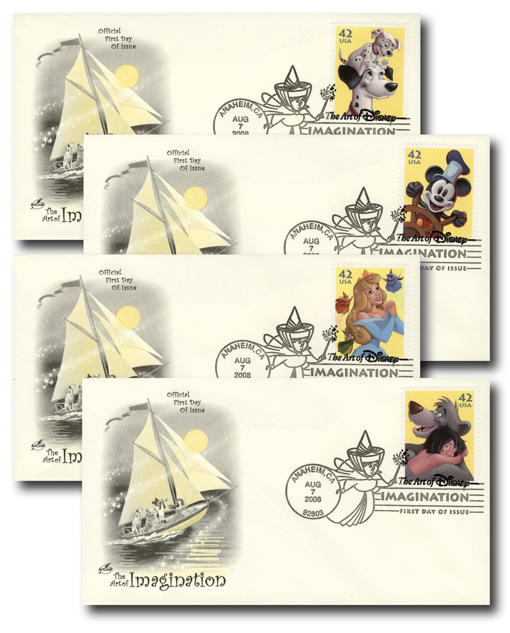 限定品ディズニー☆Authentic Postage Stanp 1906-94 Grenada 62 Postage Stamps W/Disney Themed MNH, Unused