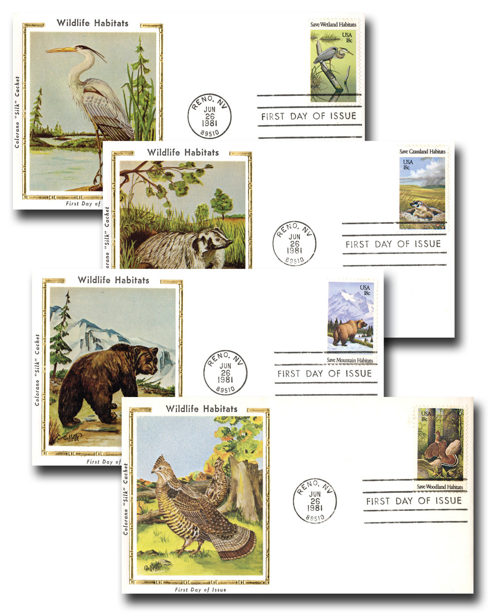 1921-24 - 1981 18c Preservation of Wildlife Habitat - Mystic