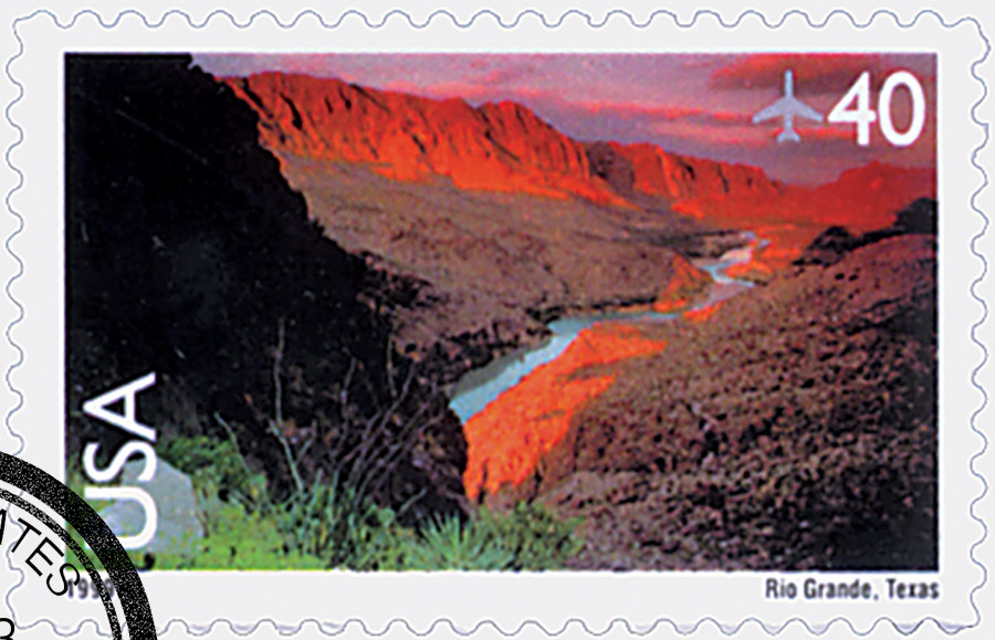 C134 - 1999 40c Scenic American Landscapes: Rio Grande - Mystic
