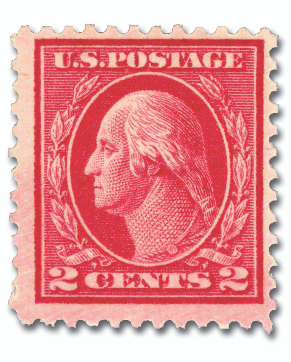 500 - 1919 2c Washington, Deep Rose, Unwatermarked, Type Ia, Perf