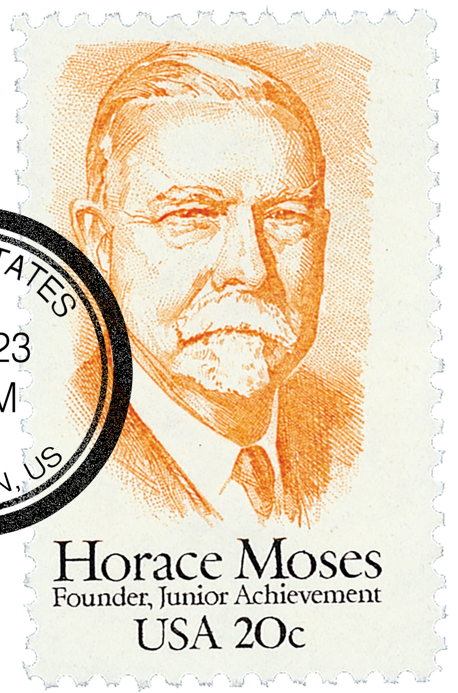 2095 - 1984 20c Horace Moses - Mystic Stamp Company
