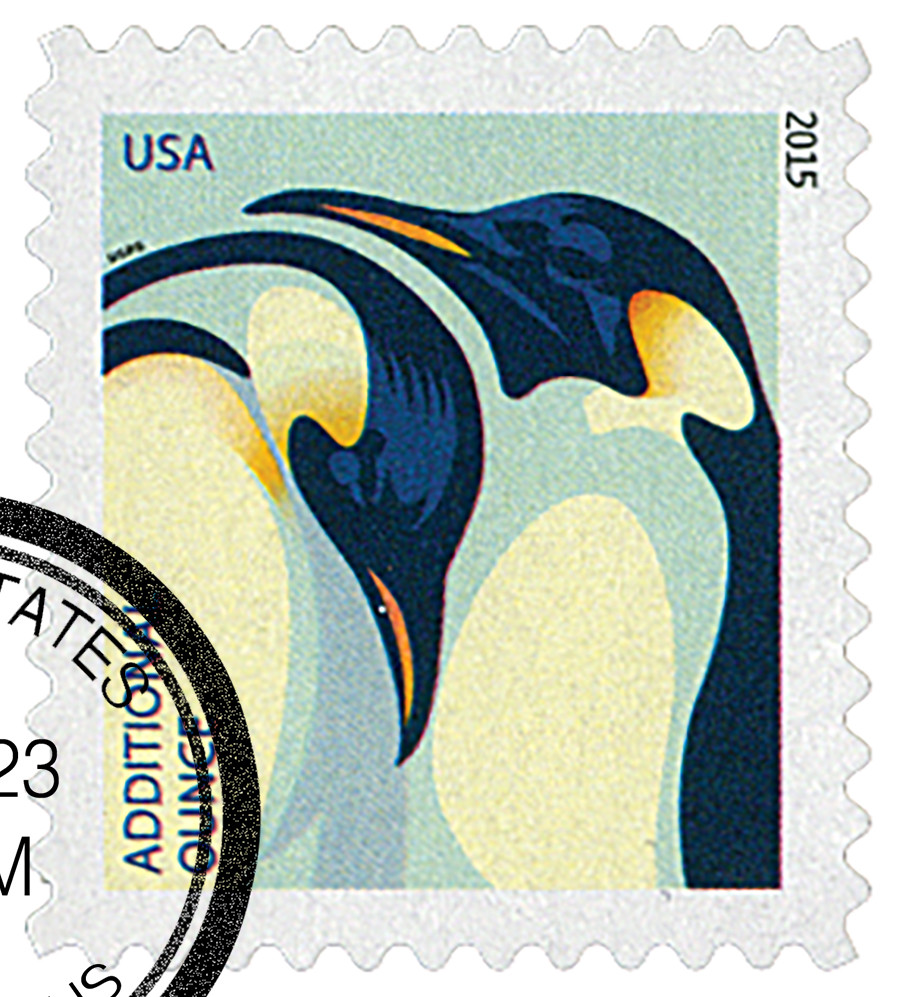 4989 - 2015 22c Penguins - Mystic Stamp Company
