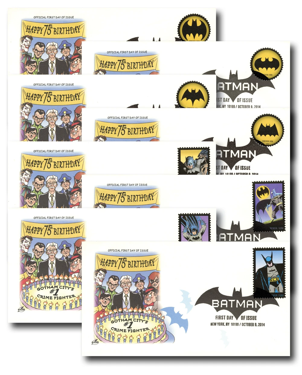 4928-35 - 2014 49c Batman - Mystic Stamp Company