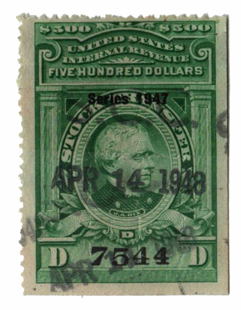 716739 -- Used Cut Cancel -- Used Stamp(s) -- small flaws