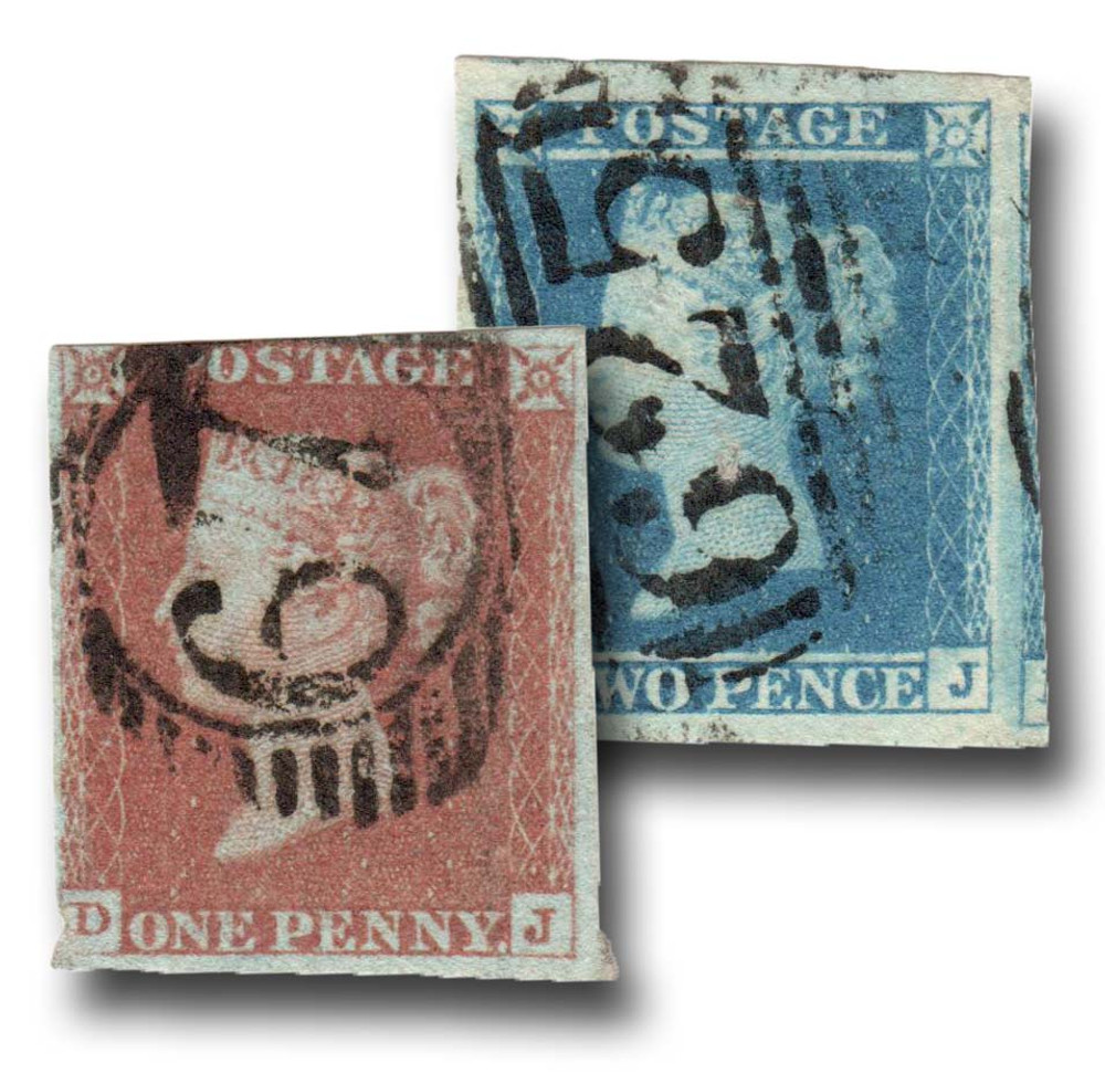 1350523offer -- Used Matching Positions -- Used Stamp(s) -- small flaws