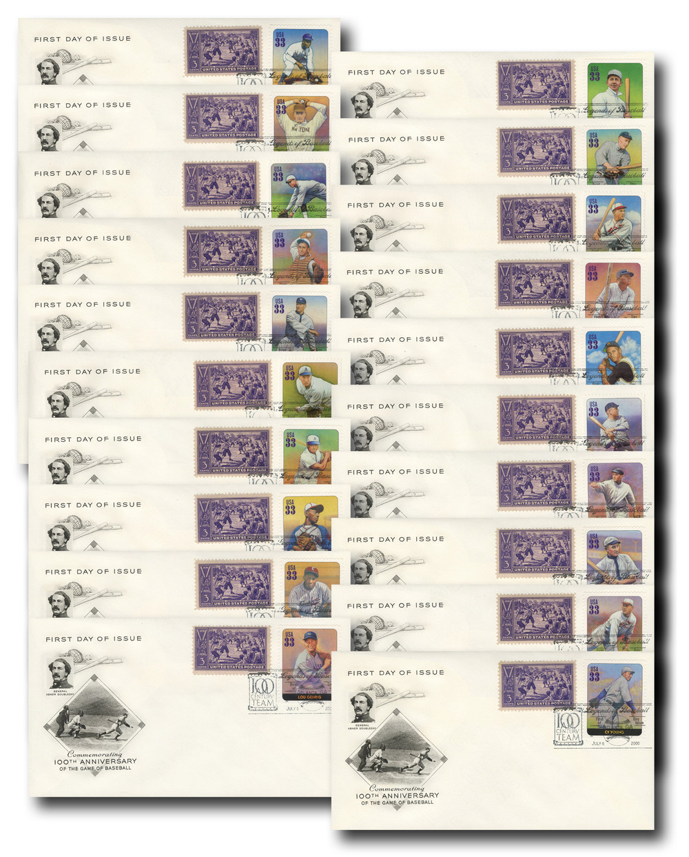 1032996 -- Classic Combination First Day Cover -- First Day Cover