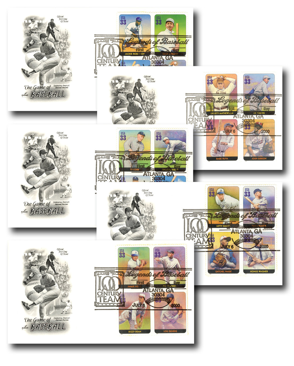 325529 -- Classic First Day Cover Set -- First Day Cover